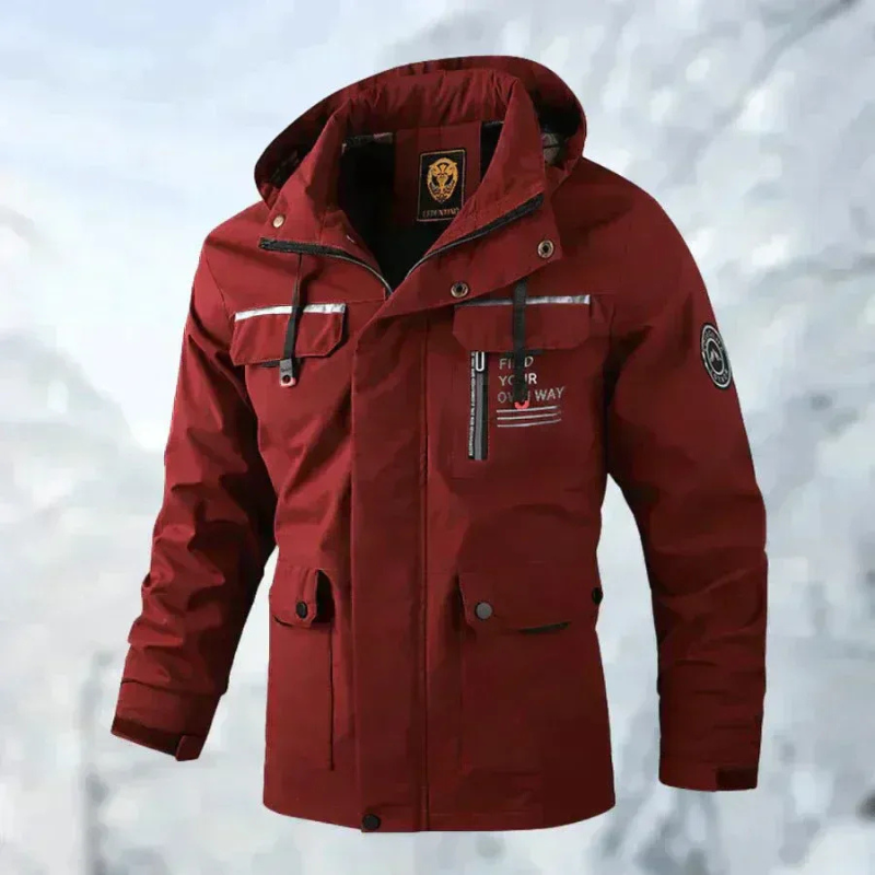 Herren wasserdichte Winterjacke für Ski und Outdoor-Aktivitäten