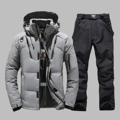 Wasserdichter Winter-Skianzug für Herren mit sportlichem Design