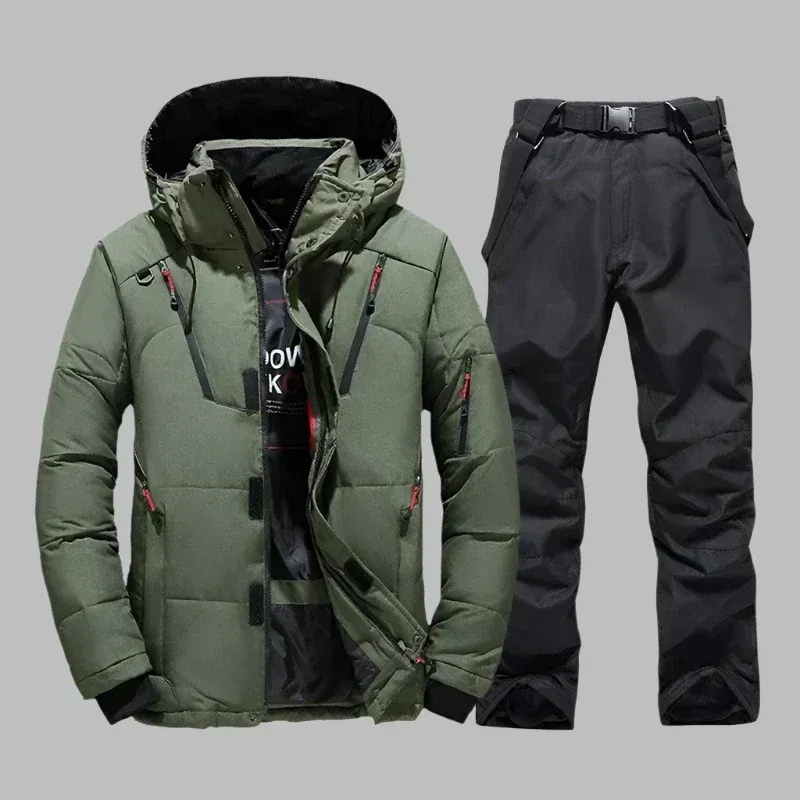 Wasserdichter Winter-Skianzug für Herren mit sportlichem Design