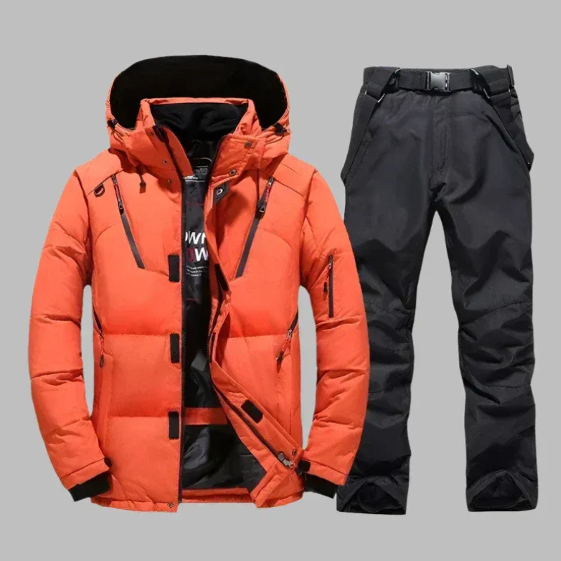 Wasserdichter Winter-Skianzug für Herren mit sportlichem Design