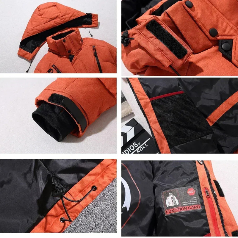 Wasserdichter Winter-Skianzug für Herren mit sportlichem Design