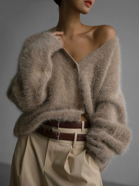 Weiche Strickjacke für Damen in warmem Design