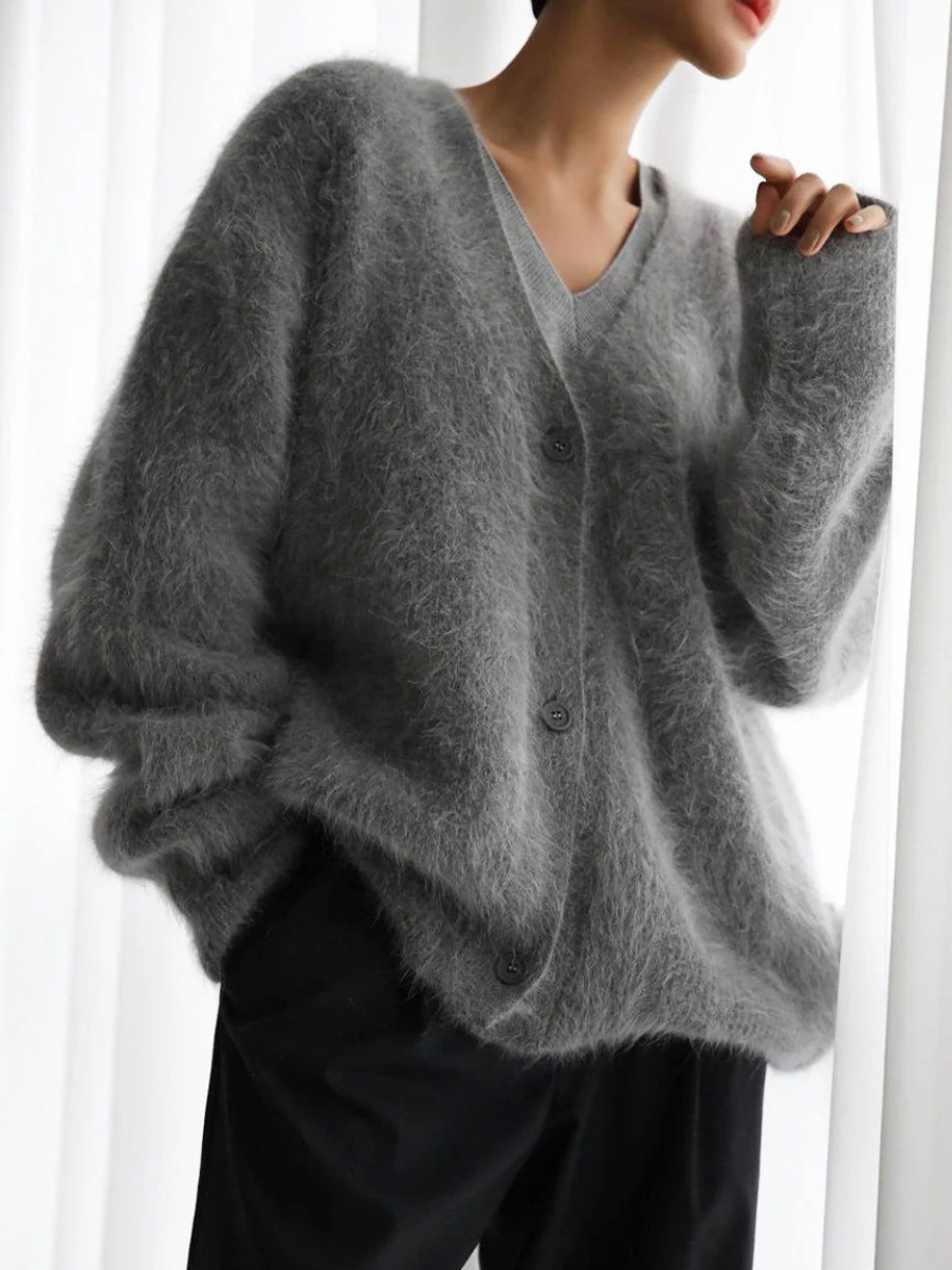 Weiche Strickjacke für Damen in warmem Design