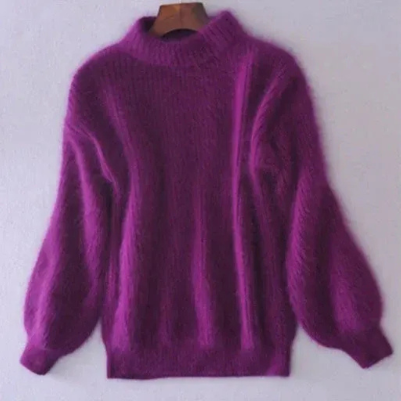 Weicher Damenpullover mit zeitlosem Design für Alltag und Freizeit