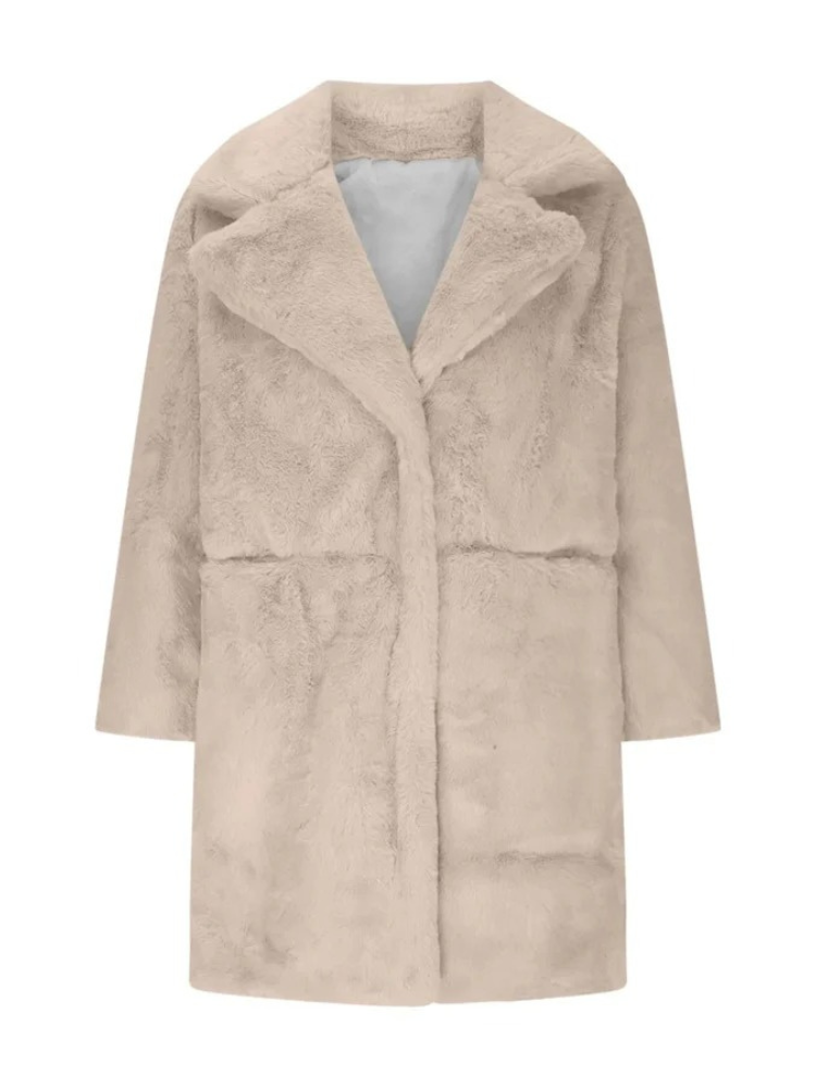 Weicher Wintermantel für Damen in elegantem Design