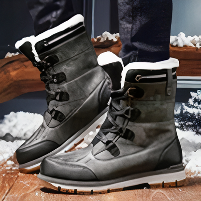 Wetterfeste warme Stiefel für Herren für Winter und Outdoor