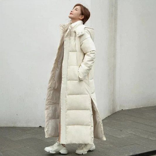 Wind- und wasserdichte Daunenjacke für Damen im modernen Design