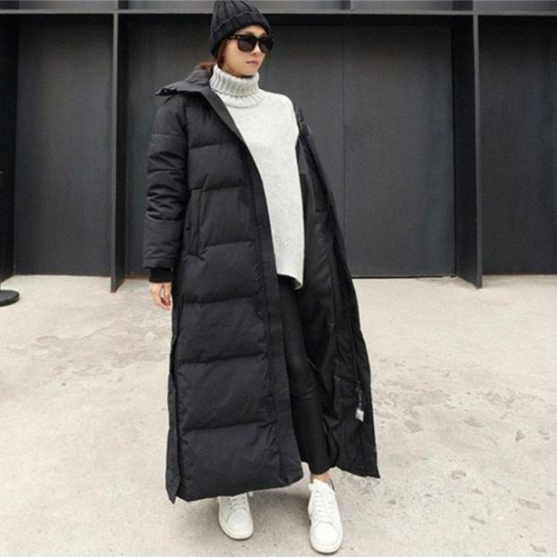 Wind- und wasserdichte Daunenjacke für Damen im modernen Design