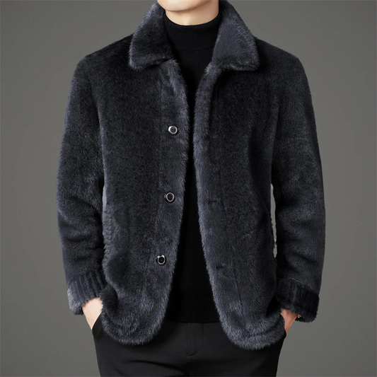 Winddichte Winterjacke für Herren mit stilvollem Design.