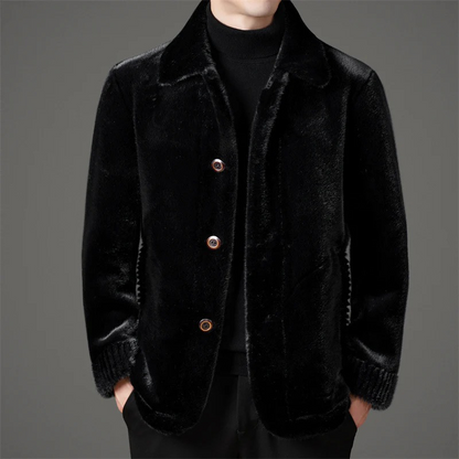 Winddichte Winterjacke für Herren mit stilvollem Design.