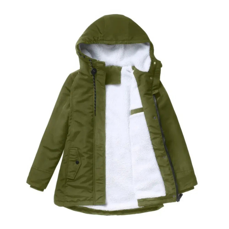 Winterjacke mit Kapuze für Damen | Warme