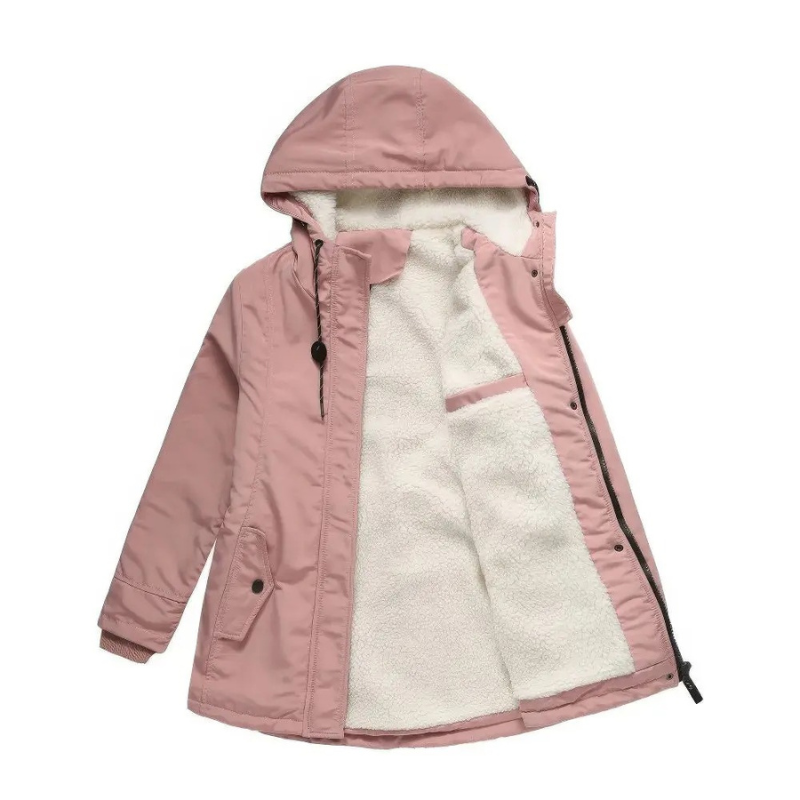 Winterjacke mit Kapuze für Damen | Warme