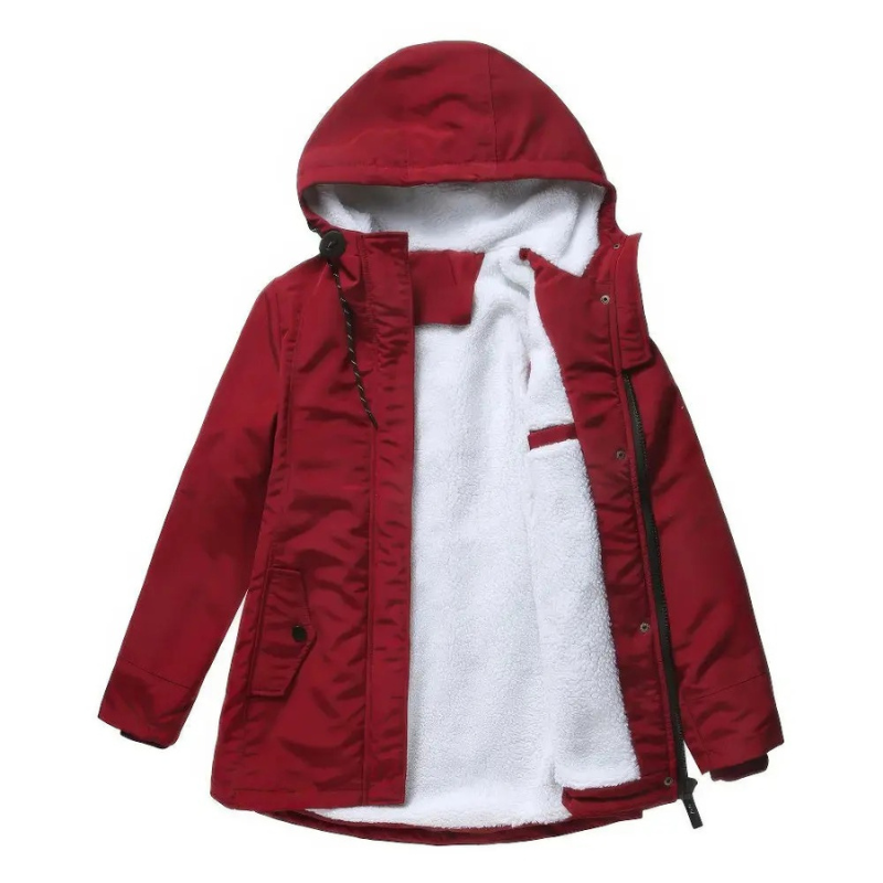 Winterjacke mit Kapuze für Damen | Warme