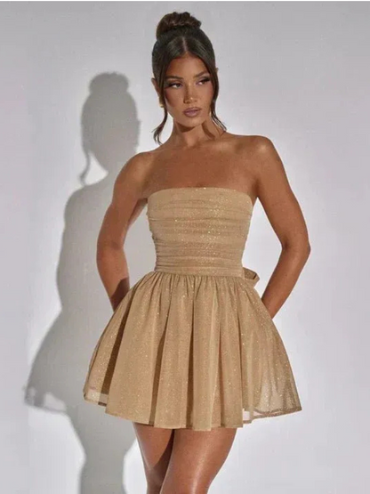 Wunderschönes Glitzer-Cocktailkleid für Damen – funkelndes Kleid für besondere Anlässe