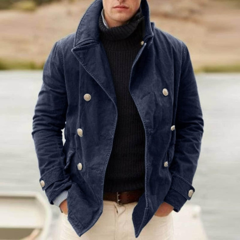 Zeitlose Vintage-Winterjacke für Herren in klassischem Design