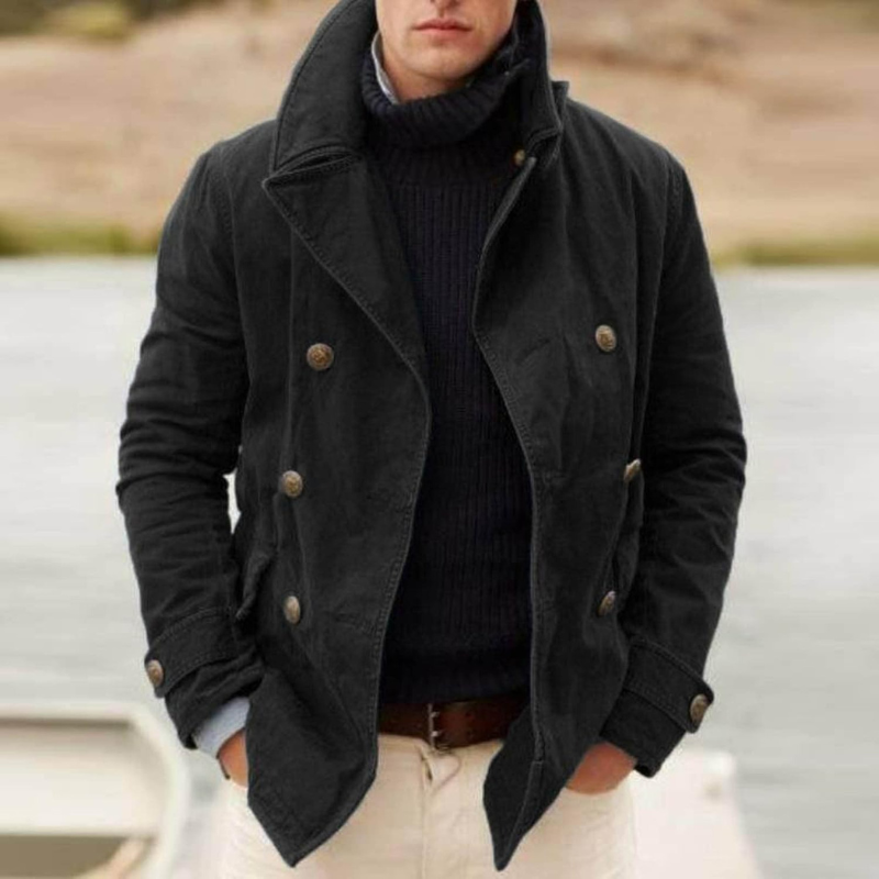 Zeitlose Vintage-Winterjacke für Herren in klassischem Design
